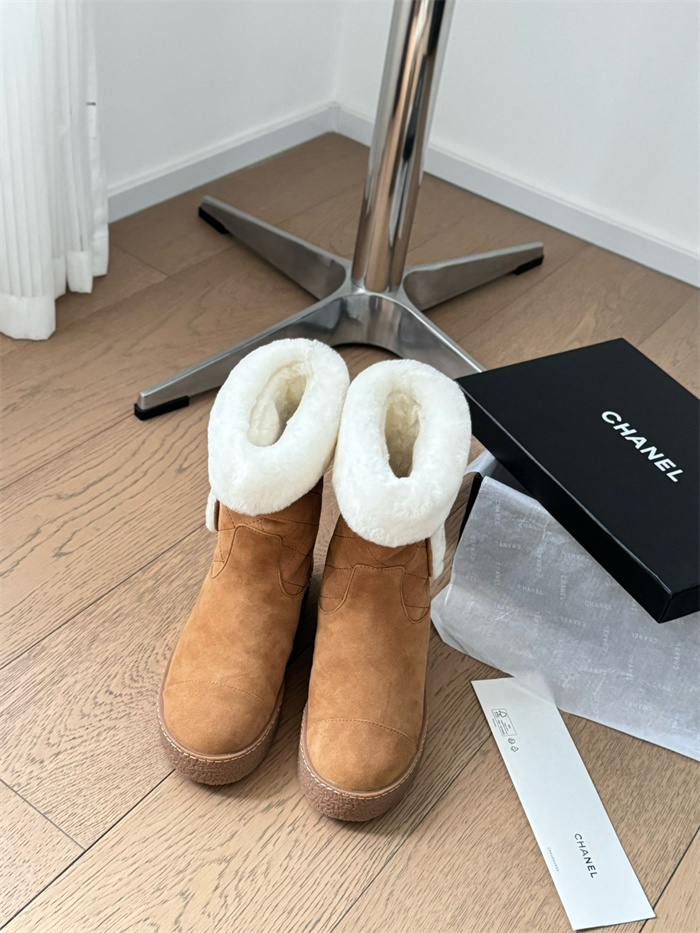 CHANEL 샤넬 여성용 스노우 부츠 C76857-1 2024/신상 2COLOR
