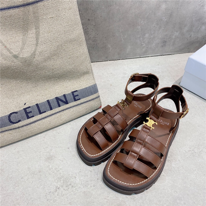 Celine  셀린느 클레아 트리오페 글래디에이터 샌들 C41010
