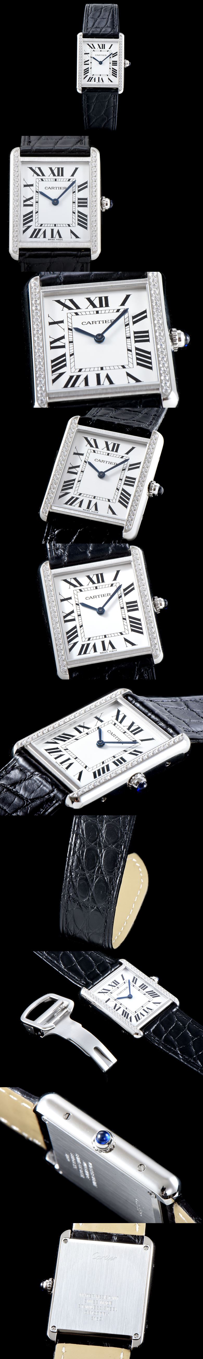 [Cartier]까르띠에 탱크 솔로 남성용-79 쿼츠 WT200006