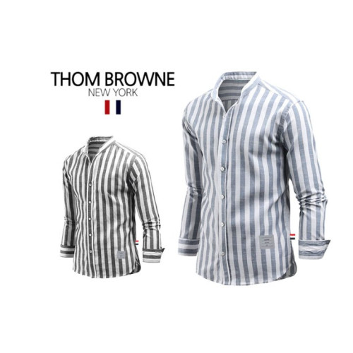 THOM BROWNE 톰브라운 스트라이프 백카라 삼선 셔츠