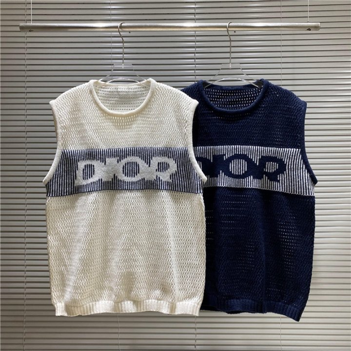 Dior 디올 1047 펀칭 니트 조끼