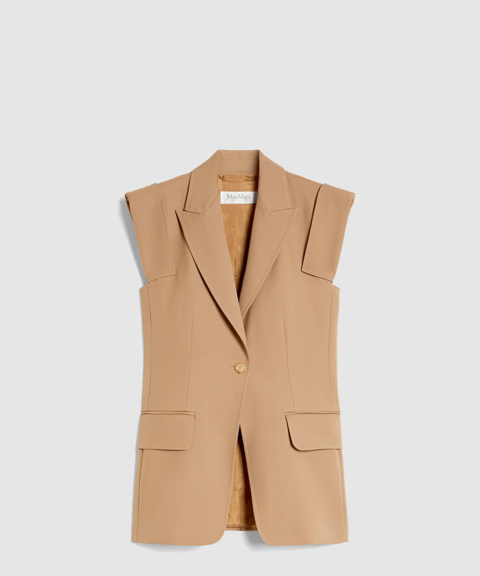 막스마라 Sleeveless gabardine 재킷